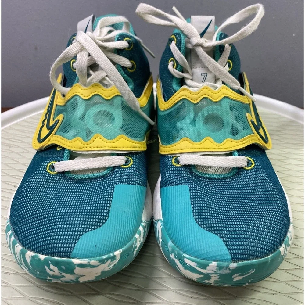 Nike KD Trey 5X Men's‎ Basketball Sneakers Jade/Geode Teal/Sail/Sulfur 8.5